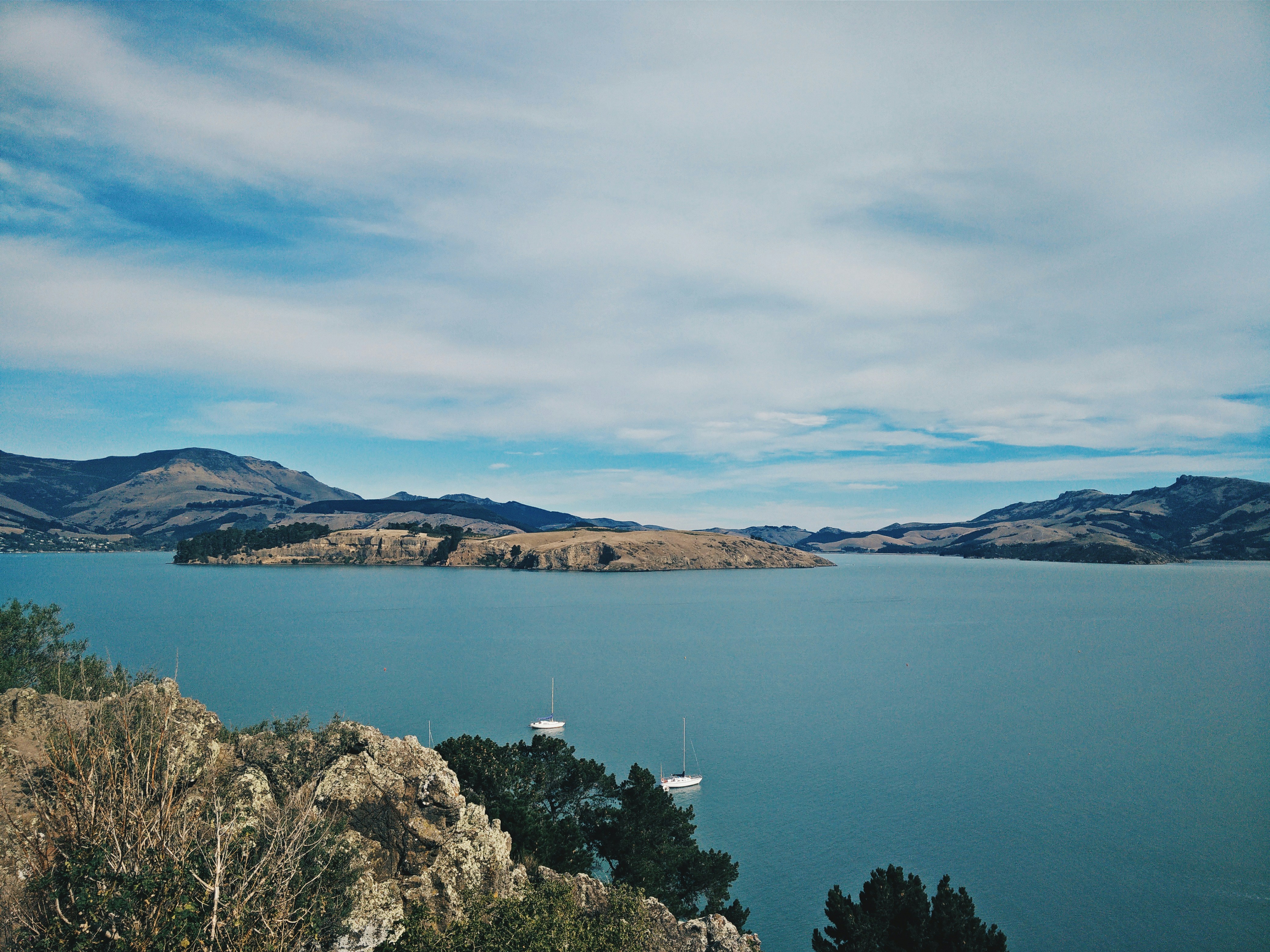 Photo of the Port Hills in Christchurch